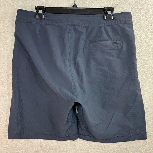 Mack Weldon Shorts Men M Blue 4 Way Performance Stretch Active Summer Gym - Picture 2 of 9